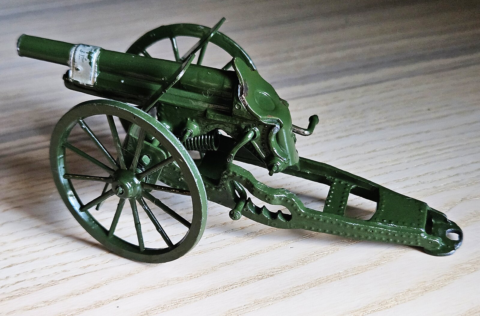Britains, canon Royal Artillery à grandes roues à rayons